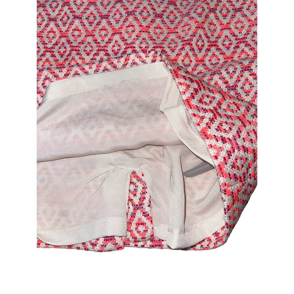 J CREW Women's Textured Printed Shift Dress Size XS? Cotton/Linen/Poly Blend - Picture 10 of 12